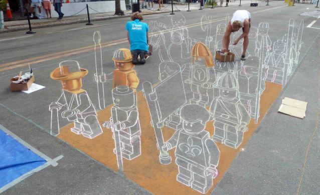 Lego 3d by Planet Street Painting
