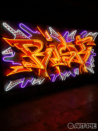 Neons graffit by Risk - Art-Pie