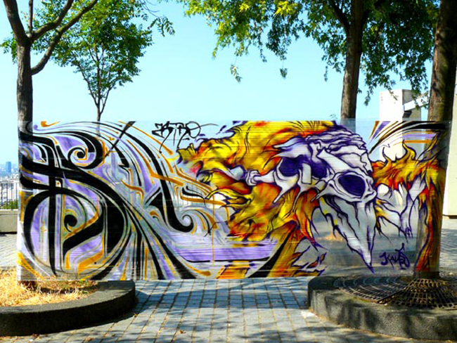 Graffiti on cellophane by CelloGraph | Art-Pie
