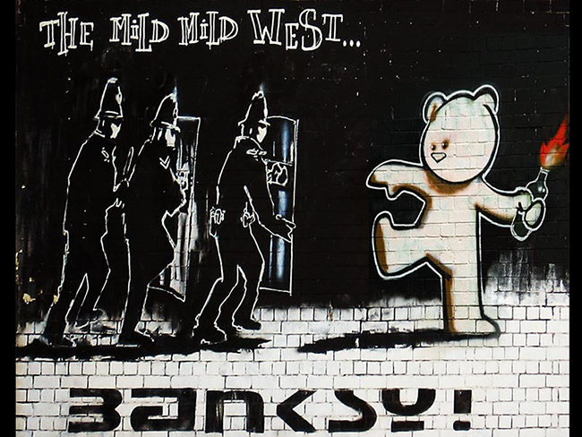 Mild Mild Mild West by Banksy | Art-Pie 
