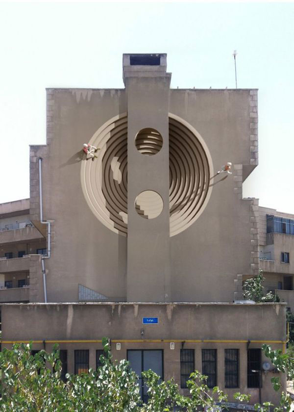 Mehdi Ghadyanloo's illusion street art | Art-Pie