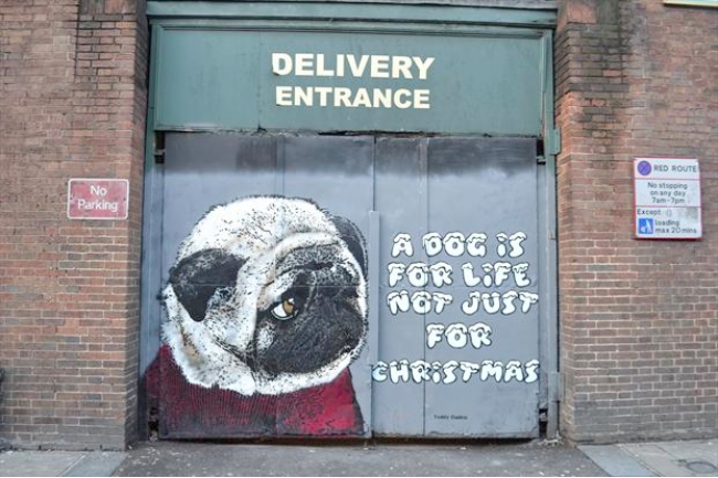 Christmas street art | Art-Pie